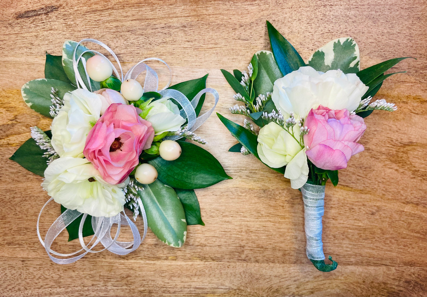 PREORDER Prom Corsage & Boutonnière or Pocket Boutonnière - Deadline 3/31!
